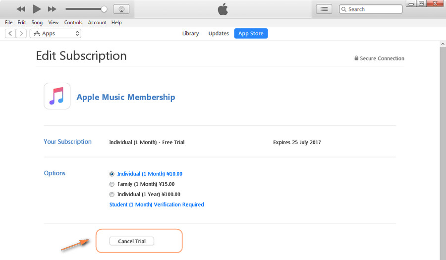 Steps to Cancel Apple Music Free Tria
