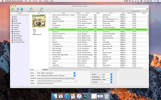 Starten Sie Apple Music Converter, Apple Musik zu konvertieren.